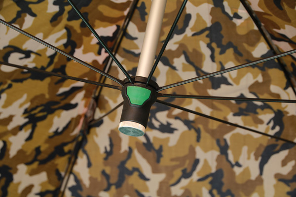 Ultimate Camo Brolly 50" + Bivvy Table + Torch