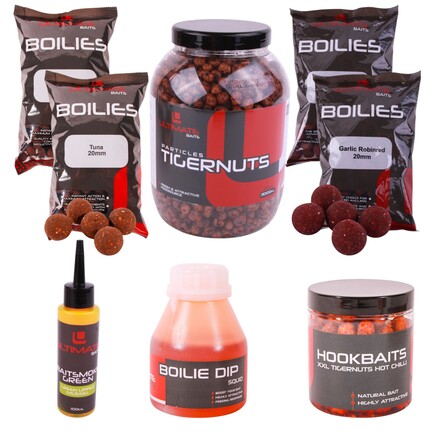 Ultimate Baits Carp Tigernuts/Boilies Weekend Pack