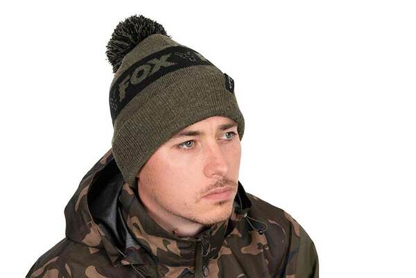 Fox Collection Bobbles Fishing Hat - Green/Black