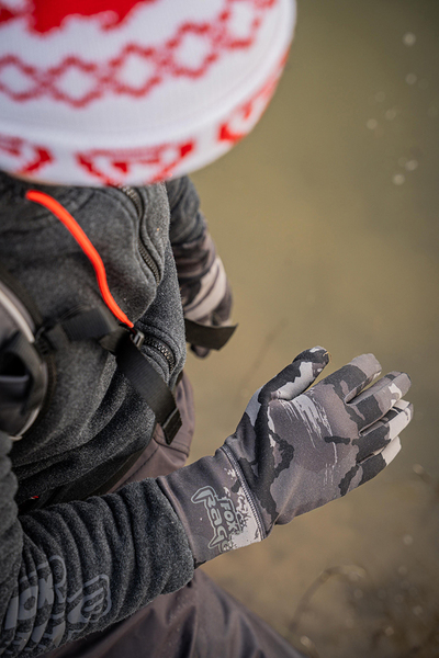 Fox Rage Camo Gloves 