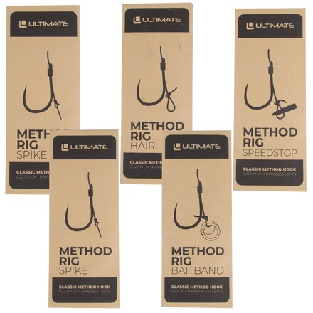 Ultimate Method Feeder Barbless Rig Pack (40pcs)