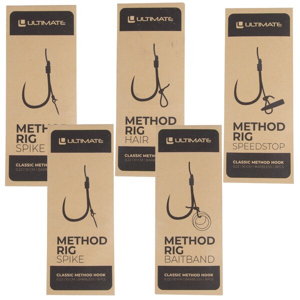 Ultimate Method Feeder Barbless Rig Pack (40pcs)