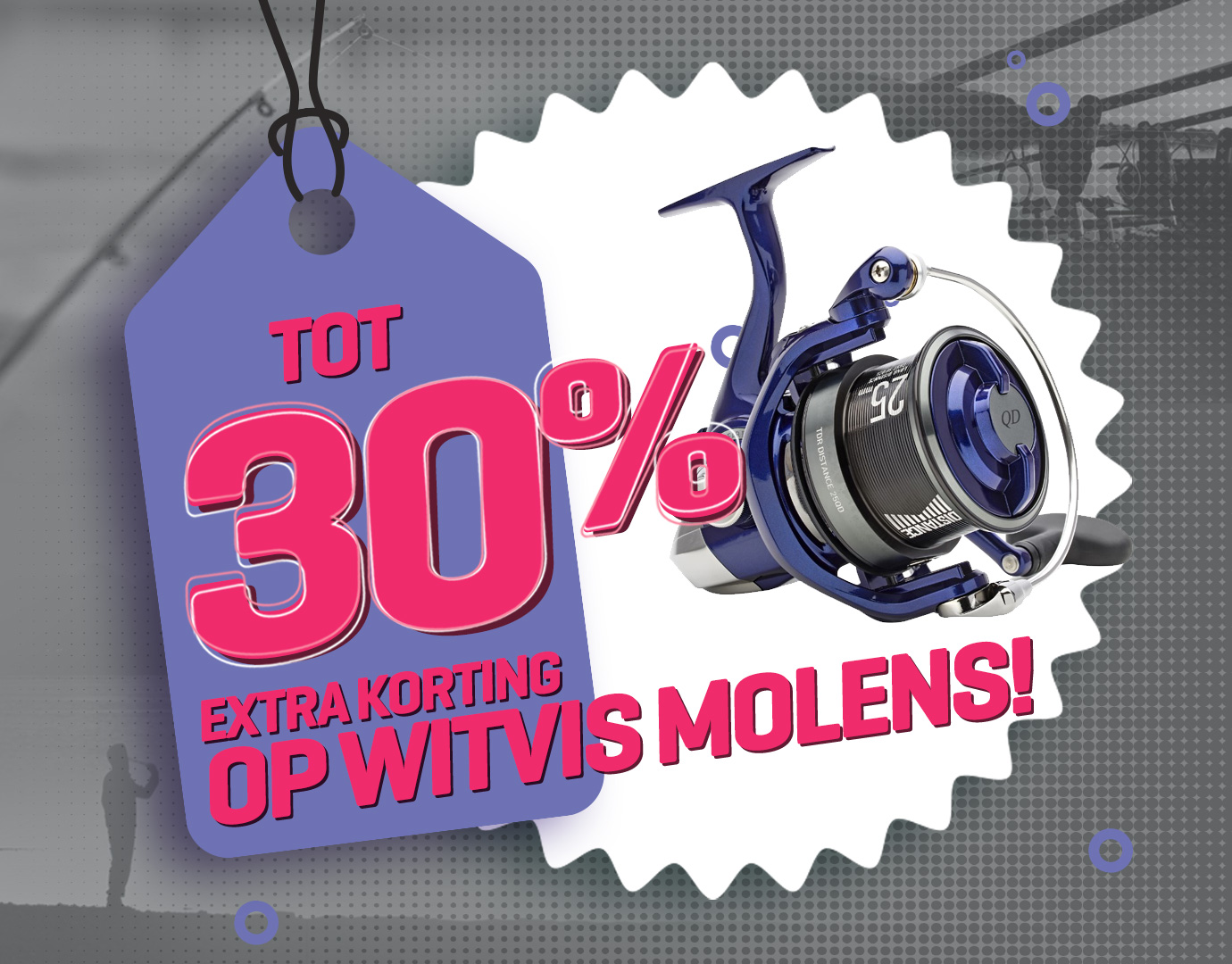 Subbanner: Tot 30% witvis molens (actieperioden 2025)