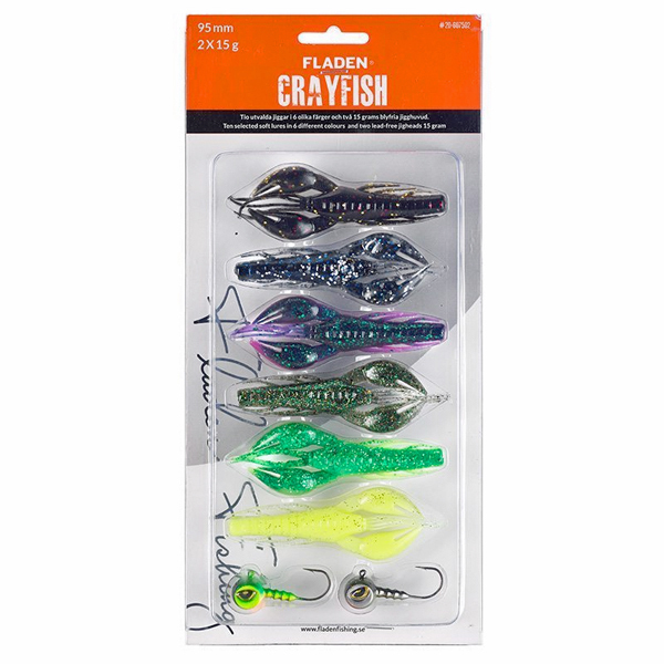 Fladen Soft Lure Assortment Crayfish - Assortiment 2