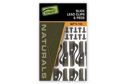 Fox Edges Slik Lead Clip + Pegs (10 Stuks)