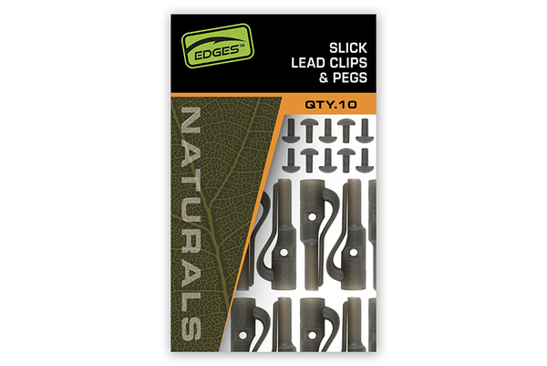 Fox Edges Slik Lead Clip + Pegs (10 Stuks)