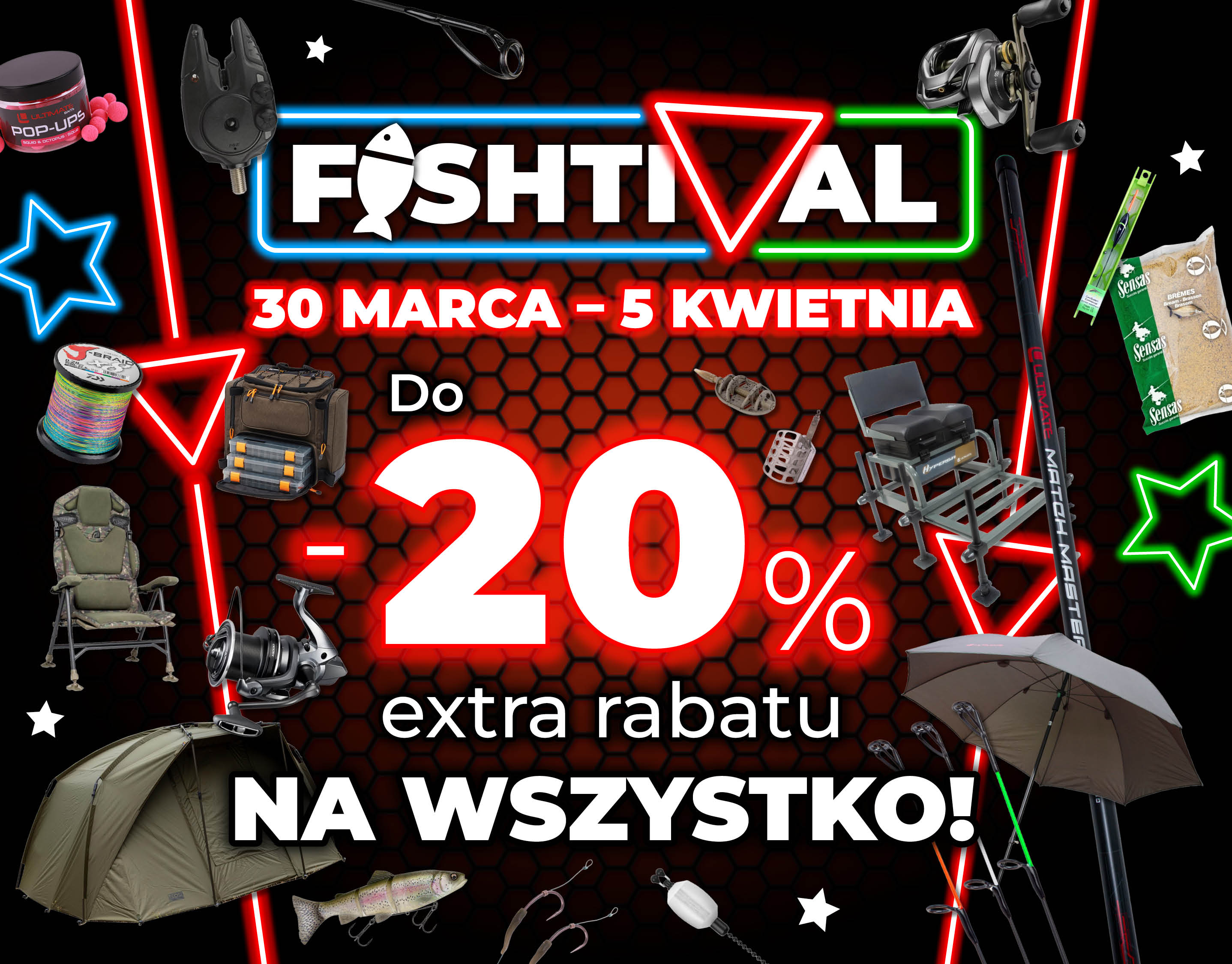 Subbanner: Tot 20% Alle Deals (actieperioden-Fishtival 2026)