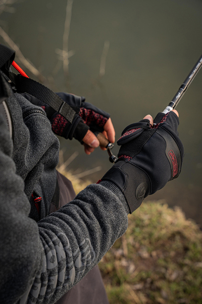 Fox Rage Fingerless Mitten Gloves 