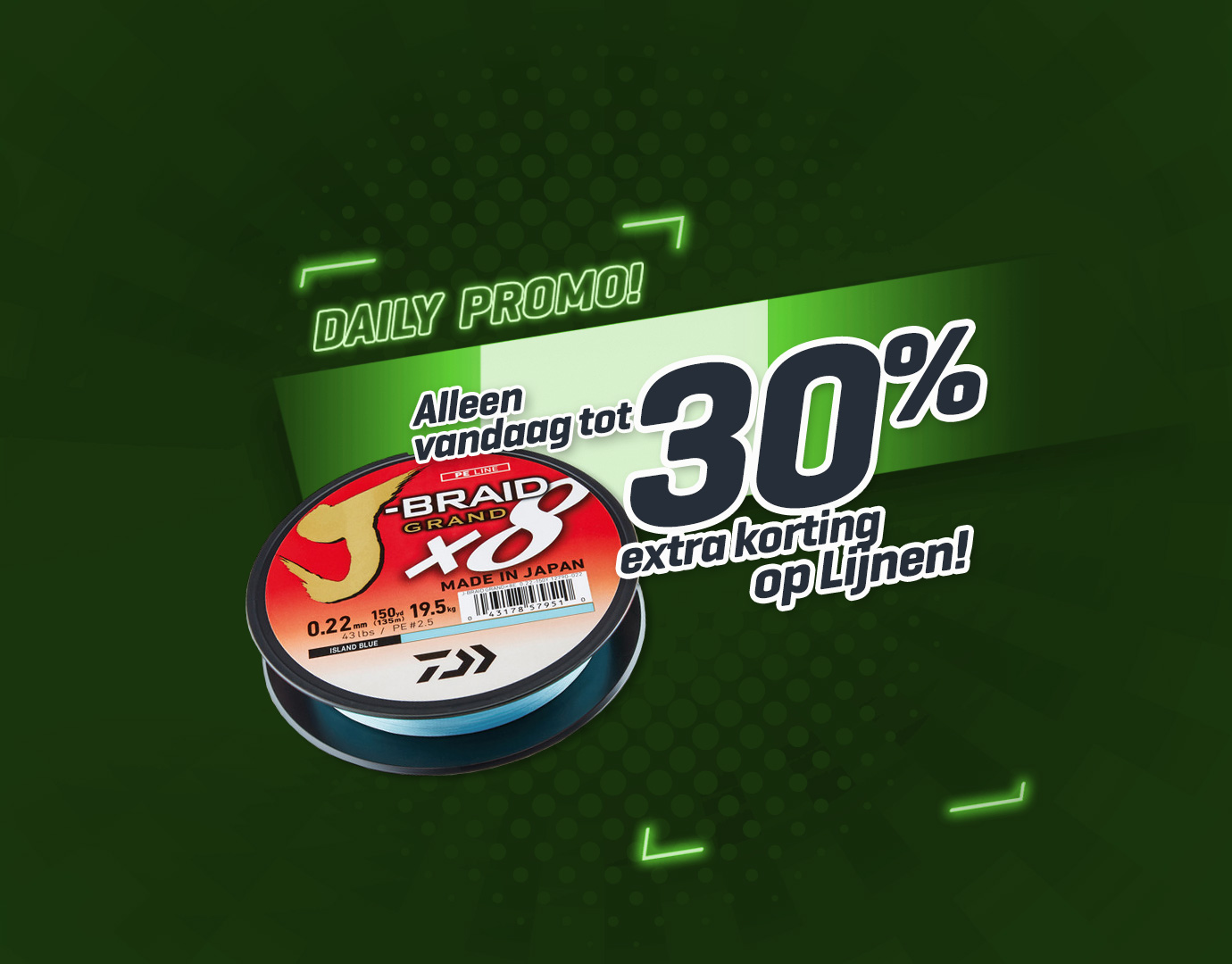 Subbanner: Tot 30% vislijnen