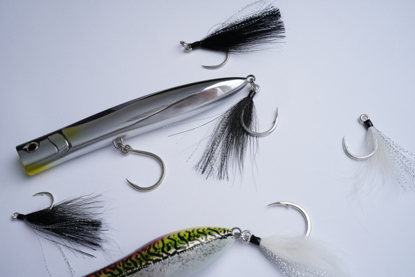 Haczyki Morskie BKK Lone Diablo BT White Bucktail (2 sztuki)