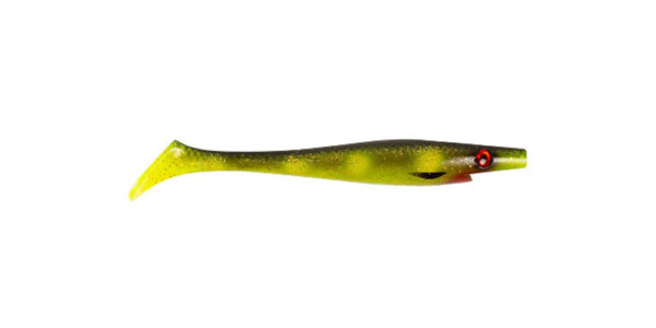 Strike Pro Pig Shad 23cm 90g - Geel - Groen