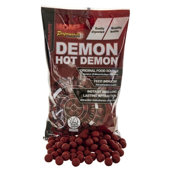 Starbaits PC Demon Hot Demon Boilies (800g) - 14mm