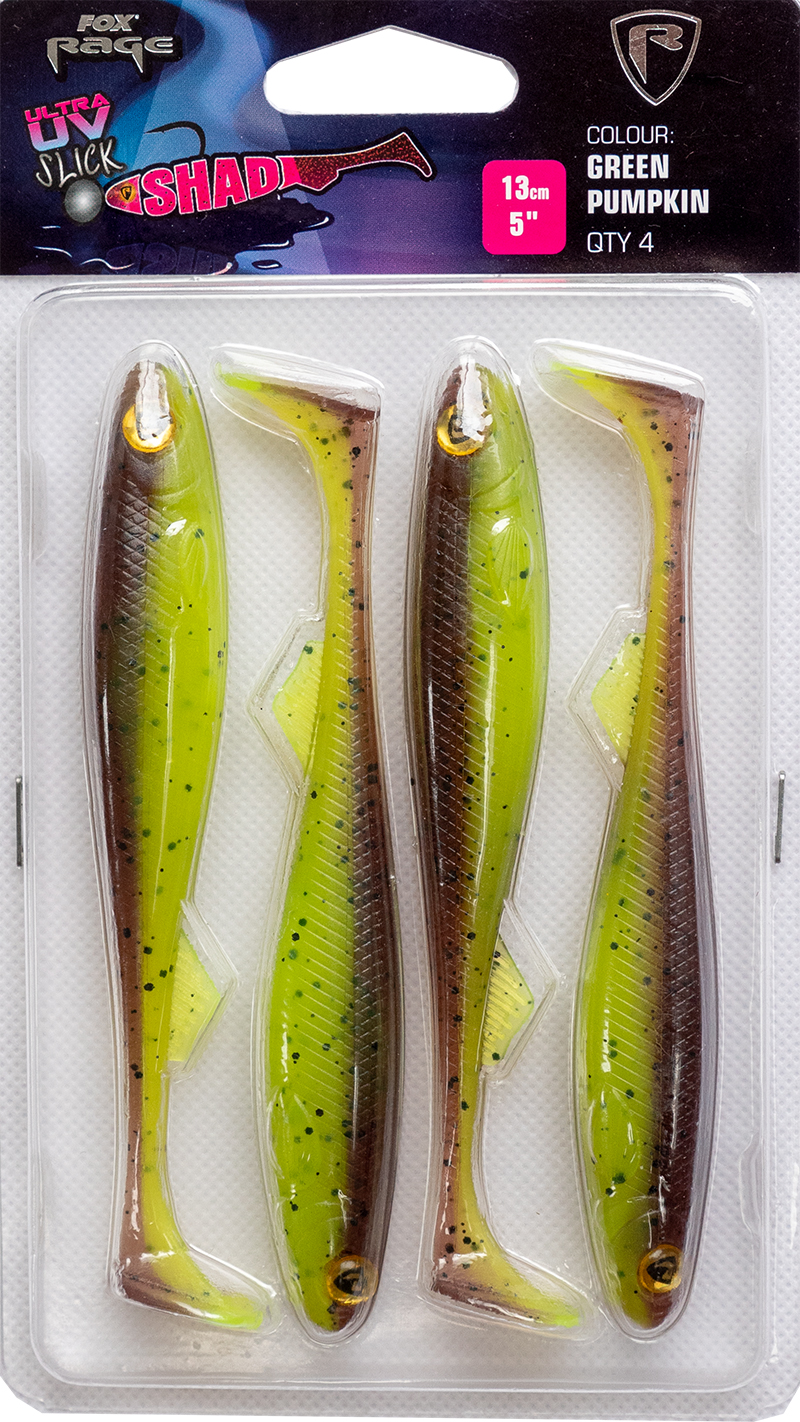 Lot De 18 Leurres Souples Fan-Tail Shad 2.5" - Vert Dos Noir - Pêche Eau Douce Et Mer - NEUF