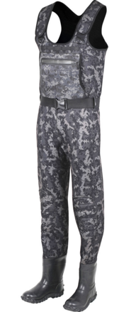 Kinetic Neorush Bootfoot Cleated Grey Camo Wading Suit