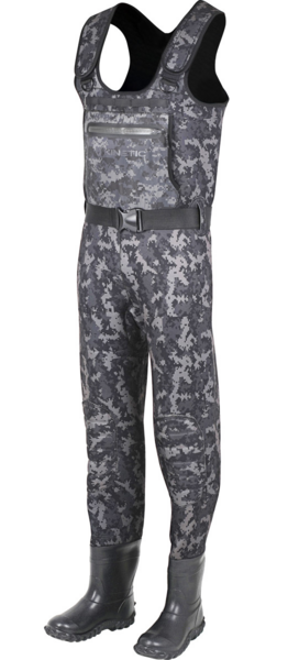 Kinetic Neorush Bootfoot Cleated Grey Camo Wading Suit