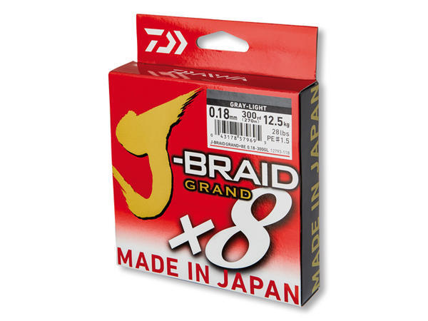 Daiwa J-Braid Grand X8E 135m IB (multiple options)