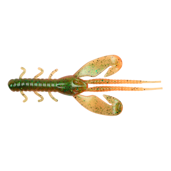 Berkley Powerbait Rocket Craw 4'' 8pcs - Perfection Green Fleck