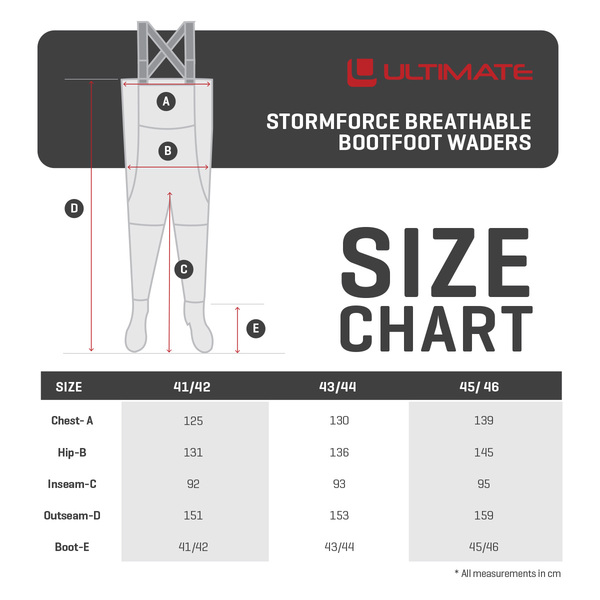 Ultimate Stormforce Breathable Bootfoot Waadpak