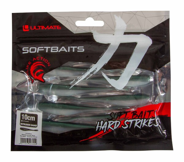 Ultimate Intruder Shad 10cm (8 pcs) - Arkansas Shiner