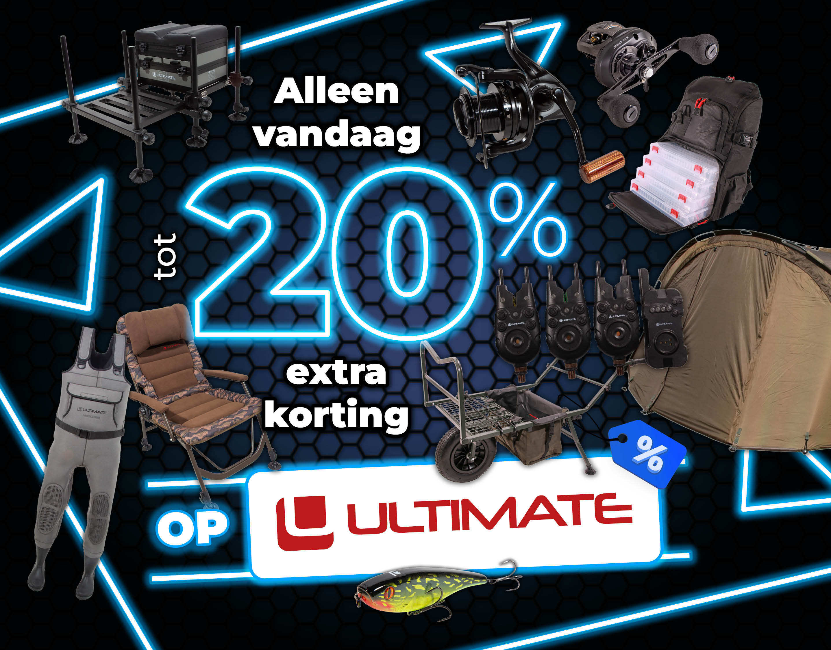 Subbanner: Tot 20% Ultimate (Blauw)