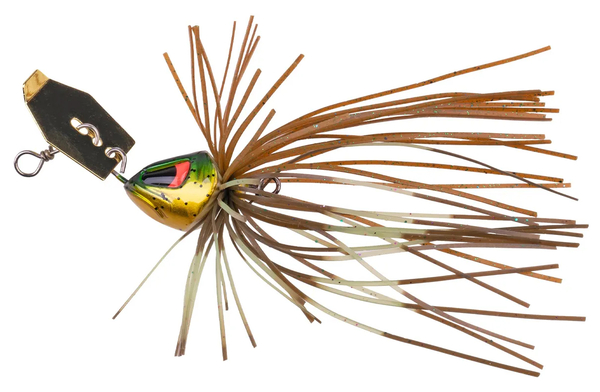 Zeck BA Chatter-Rushka Bladed Jig 10g (Loodvrij) - Moor Kiwi