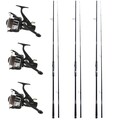 3x Catchmax Carper + 3x Catchmax 5000FR (Wędki Karpiowe + Kołowrotki)