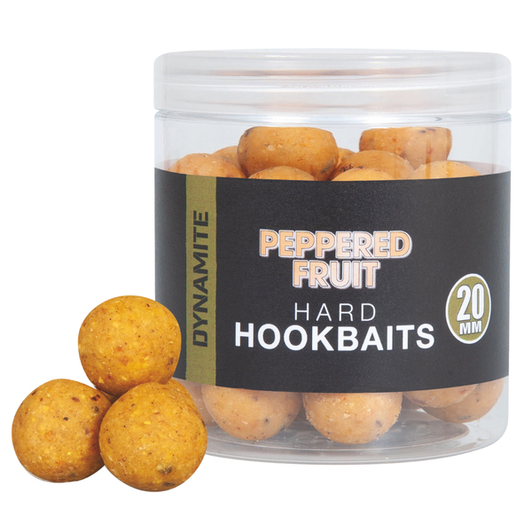 Dynamite Baits Peppered Fruit Hard Hookbaits (20mm)