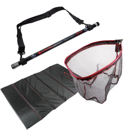 Ultimate Predator Streetfishing Net + Unhooking Mat Angelset