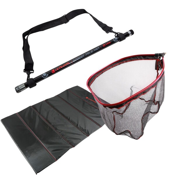 Ultimate Predator Streetfishing Net + Unhooking Mat Angelset