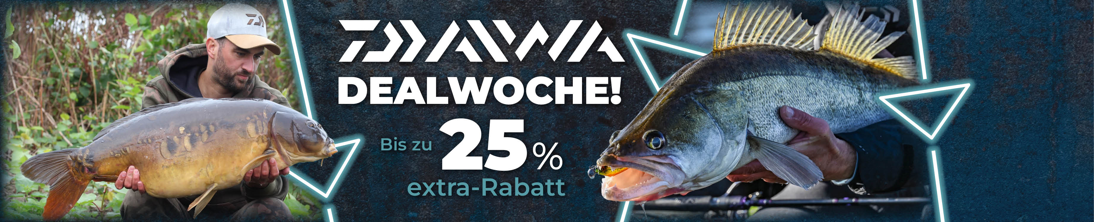 Weekactie: Topbanner: Tot 25% Daiwa