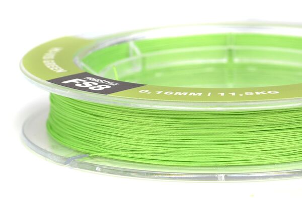 Spro Freestyle FS8 Braid Hi-Vis Chartreuse Gevlochten Lijn (125m)