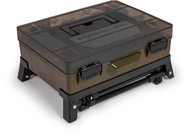 Korum Mega Blox Station Fully Loaded Tacklebox (Incl. Baiting Tools!)