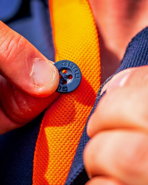 Guru Polo Navy/Orange Shirt