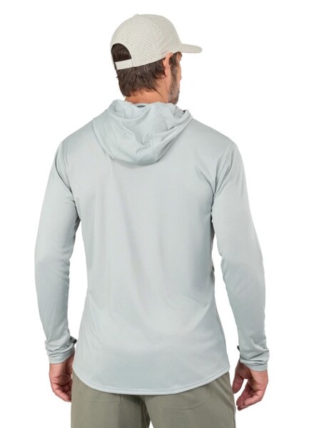 Grundéns Tough Sun Masked Hoodie UPF 50 Iceberg