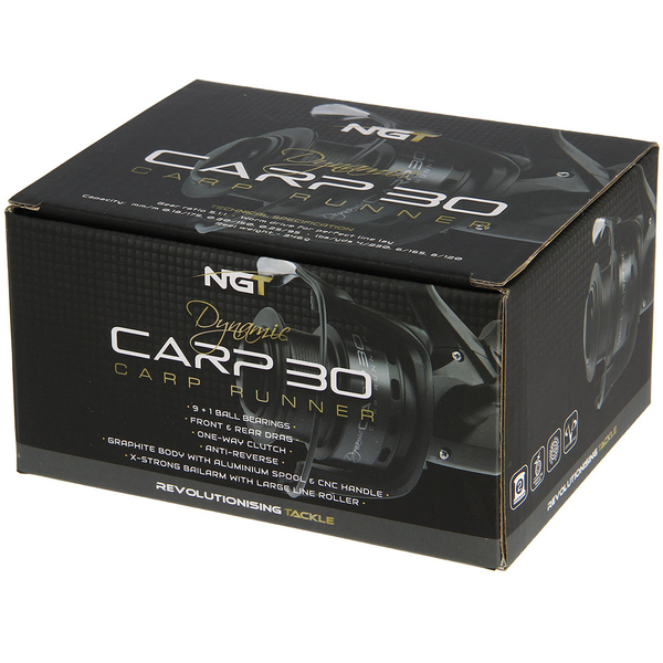 NGT Dynamic - 10BB Carp Runner Reel With Spare Spool