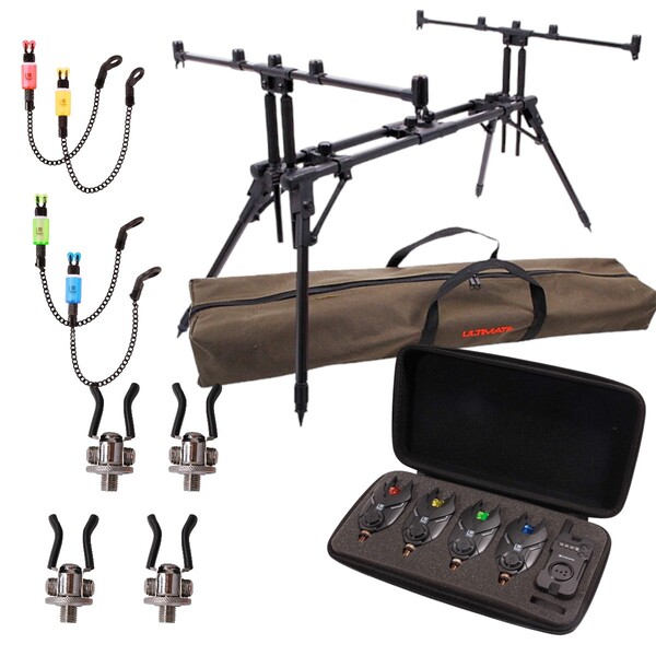 Ultimate Rod Pod Set - 4 hengels