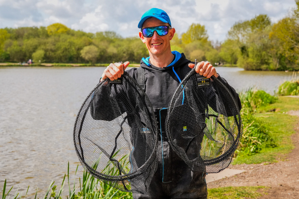 Preston Carbon F1 Latex Landingsnet