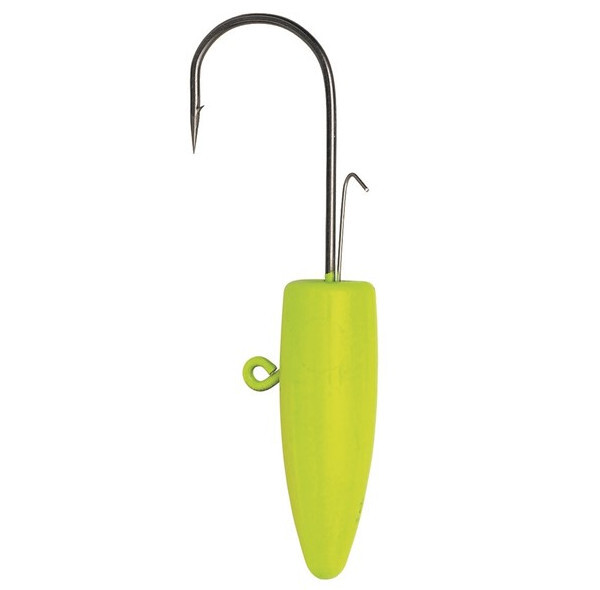 Kinetic Lead Free Headbanger Sea Jigheads - Yellow