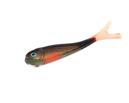Rozemeijer Urban Sense V-Tail Shad Bloody Minnow 8cm (5piezas)