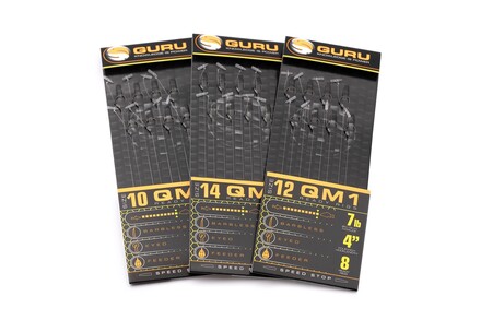 Guru QM1 Speedstop Ready Rigs Witvis Onderlijn 10cm (8 stuks)