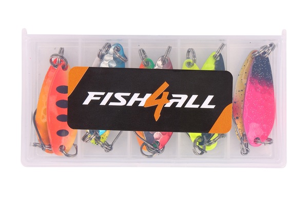 Fish4all Trout Spoon Box Mix 2.9g-3.3g (10 pieces)