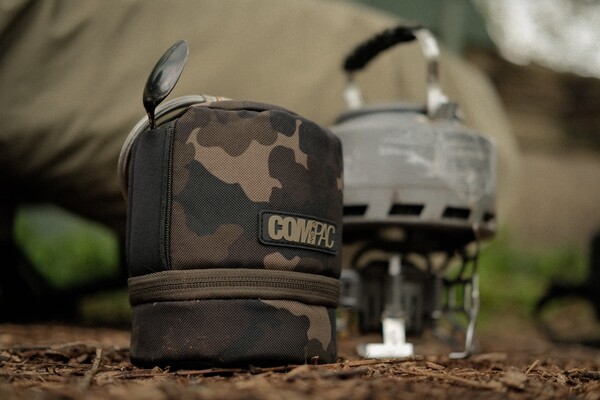 Korda Compac Gas Canister Jacket Cover Dark Kamo