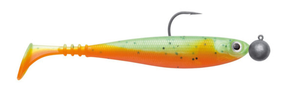 Jackson Zanderbait Rigged 12 cm 14 g 2 pcs - Green Orange