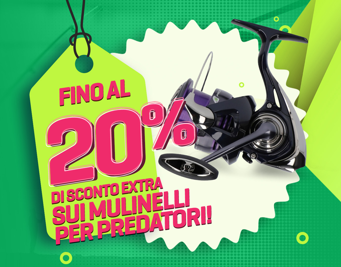 Subbanner: Tot 20% Roofvismolens (actieperioden 2025)