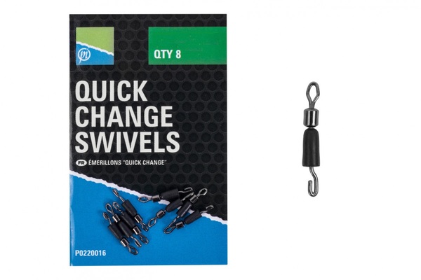 Preston Quick Change Swivels (8pcs)
