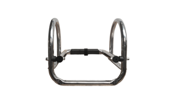 Échelle de bain télescopique en acier inoxydable Allpa (3+1 marches ovales)