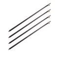 Ultimate Black Aluminium Bankstick Set (4 Stuks)
