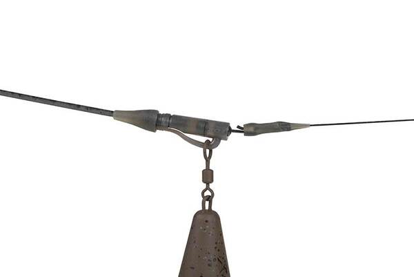 Fox Edges Tubing Leadclip Ready Rigs (3 Stuks) - Naturals Green