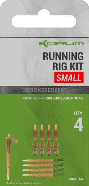 Korum Smokescreen Running Rig Kit (4 Stuks)