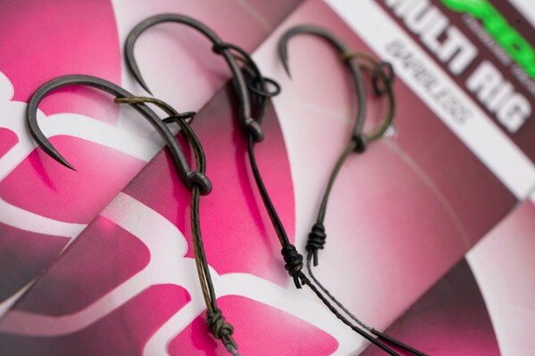 Korda Multi Rig Krank Choddy 'Barbless' Karper Onderlijn (30lb)